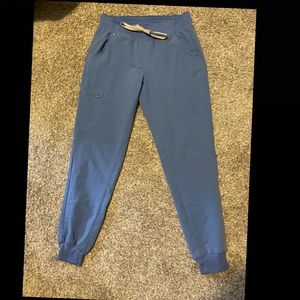 Figs Zamora Jogger scrub pants CELI BLUE